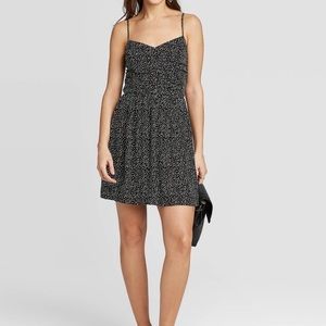 Women's Polka Dot Sleeveless Dress
